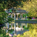 Gazebo in Autumn, St Stephen's Green Park, Dublin, Ireland