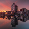 Sunrise Reflections, Grand Canal Dock, Dublin